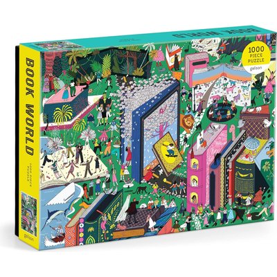 Galison Book World Jigsaw Puzzle (1000 Piece) Image