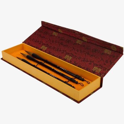Studio Essentials Chinese Painting Weasel Hair Brush Set (Set of 3) Image