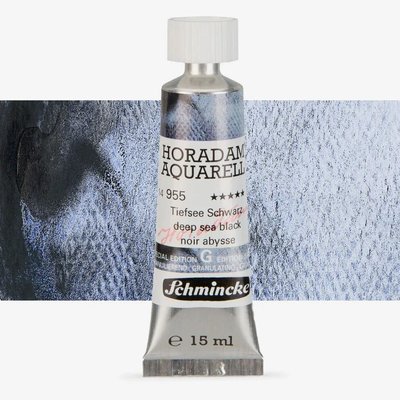 Schmincke Horadam Supergranulation Watercolour - Deep Sea Black (15ml) Image