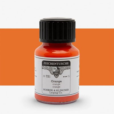 Rohrer & Klingner Calligraphy Ink - Orange (50 ml) Image