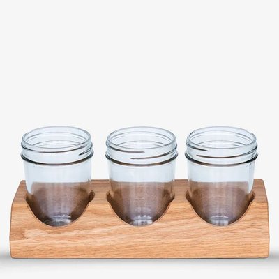 Peg and Awl Beatrix 3-Piece Artist Caddy Set - Oak Image