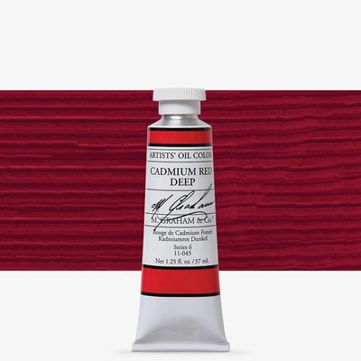 M. Graham Artist' Oil Paint - Cadmium Red Deep (37 ml) Image