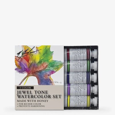 M. Graham Artist' Watercolour Paint Set - Jewel Tone (5 Colours)(15 ml) Image