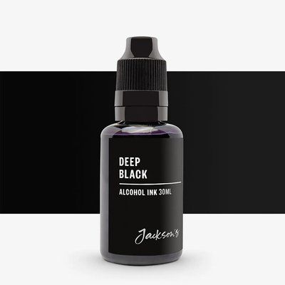 Jackson's Alcohol Based Ink - Deep Black (30 ml) Image
