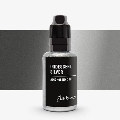 Jackson's Alcohol Based Ink - Iridescent Silver (30 ml) Image