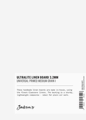 Jackson's Claessens 3.2mm Ultralite Linen Board - Universal Primed (415gsm)(5x7") Image