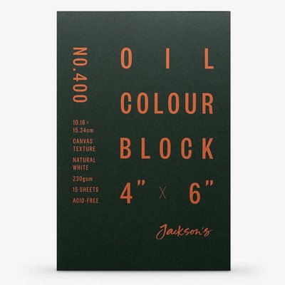 Jackson's Oil Paper Block (230gsm)(15 Sheets)(10x15cm) Image