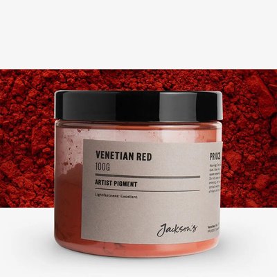 Jackson's Artist Pigment - Venetian Red (100g in 200ml Jar) Image