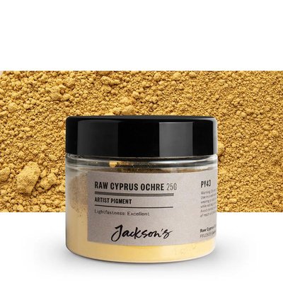 Jackson's Artist Pigment - Raw Cyprus Ochre (25g in 50ml Jar) Image