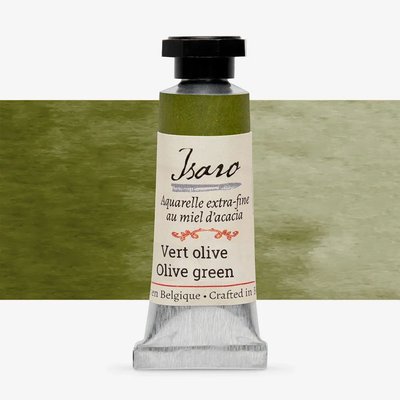 Isaro Watercolour Paint - Olive Green (7 ml) Image