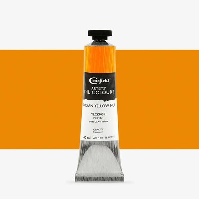 Cranfield Artists' Oil Paint - Indian Yellow Hue (40ml) Image