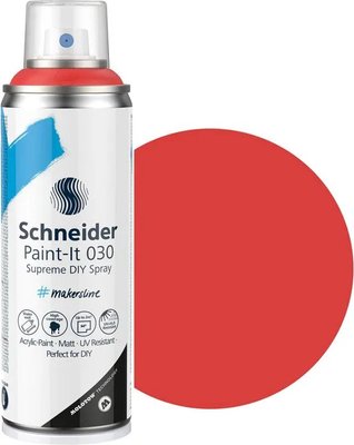 Schneider Paint-It 030 Spray Paint - Red (200ml) Image