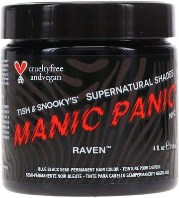 Manic Panic Classic High Voltage Raven Semi-Permanent Hair Color Cream (118ml) Image