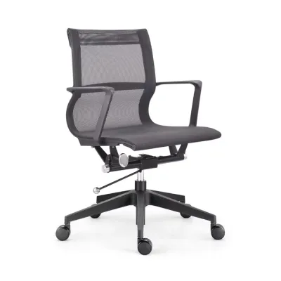 Satu Black Executive Operators Office Chair - TOCC Image
