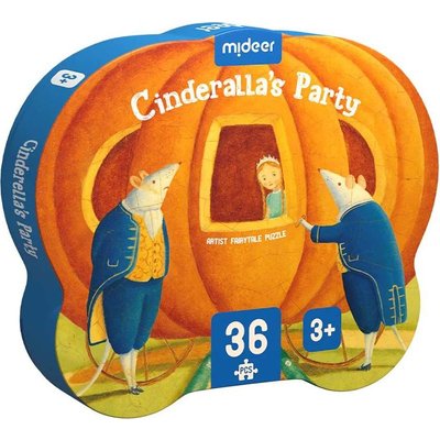Mideer Artist's Fairy Tale Puzzle - Cinderella's Party (36 Pieces) Image
