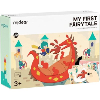 Mideer My First Fairy Tale - Sticker and Colouring Cards Image