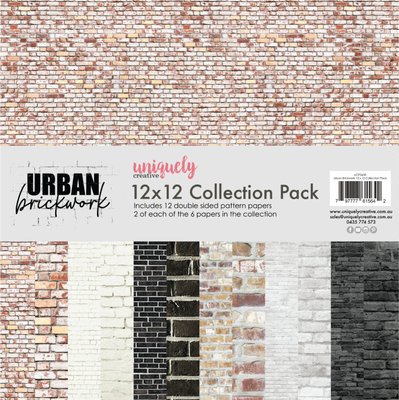 Uniquely Creative Urban Brickwork Collection Pack (12 Sheets) Image