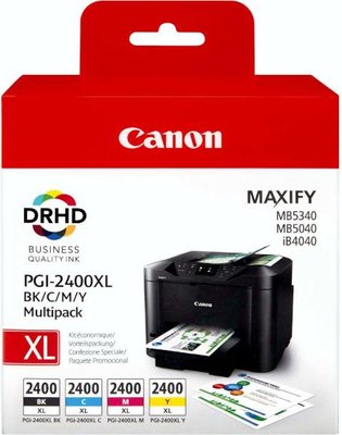 Canon 2400XL Original Ink Multipack (Black, Cyan, Magenta, Yellow) Image