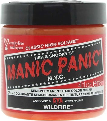 Manic Panic Classic High Voltage Wildfire Semi-Permanent Hair Colour Cream (118ml) Image