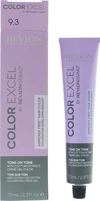 Revlon Revlonissimo Colorsmetique Color Excel 9.3 Very Light Golden Blonde Hair (70ml) Image