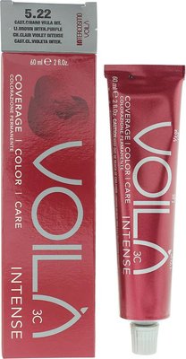 Intercosmo Voilà 3C Intense 5.22 Light Brown Intense Purple Hair Colour (60ml) Image