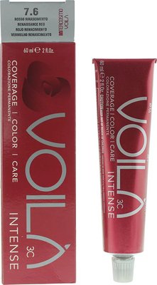 Intercosmo Voilà 3C Intense 7.6 Renaissance Red Hair Colour (60ml) Image