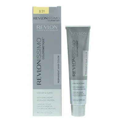 Revlon Revlonissimo Colorsmetique 8.31 Light Beige Blonde Hair Colour (60ml) Image