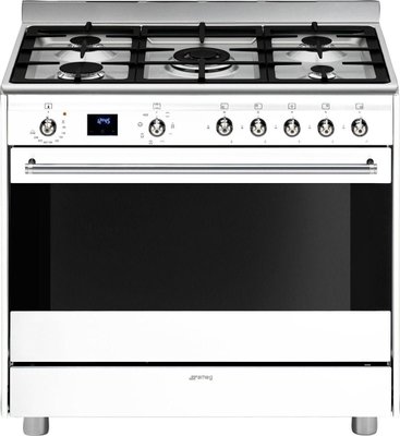 Smeg Cooker With Gas Hob (90cm)(White)(SSA91MAWH2) Image