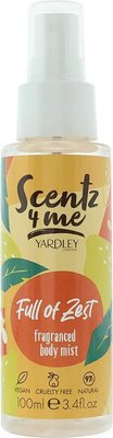Yardley Scentz 4 Me Full Of Zest Fragranced Body Mist (100ml) Image