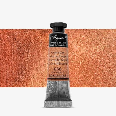 Sennelier L'Aquarelle Watercolour Paint - Iridescent Copper (10 ml) Image