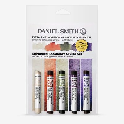 Daniel Smith Watercolour Paint Stick Set - Secondary Mixing Colours (5 Colours) Image