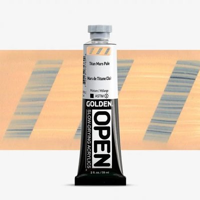 Golden Open Slow-Drying Acrylic Paint - Titan Mars Pale I (59 ml) Image