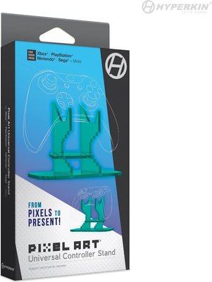 Hyperkin Pixel Art Universal Controller Stand (Teal) Image