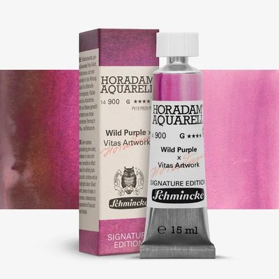 Schmincke Horadam Watercolour Paint - Wild Purple by Vitas Artworks (15 ml) Image