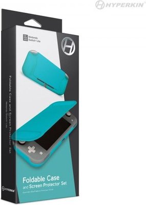 Hyperkin Foldable Case and Screen Protector Set For Switch Lite (Turquoise) Image