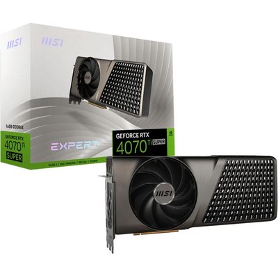 MSI  nVidia Geforce RTX 4070 Ti SUPER 16G EXPERT 16GB GDDR6X Graphics Card Image