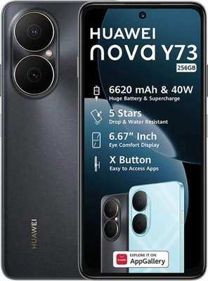 HUAWEI Nova Y73 Smartphone (256GB)(Dual Card)(Black) Image