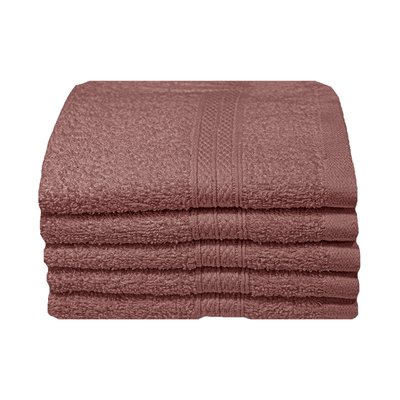 Bunty Plush 100% Cotton Face Cloth (Desert Sand)(Pack of 5)(450gsm)(30cm) Image