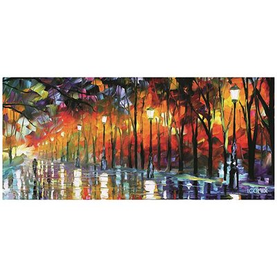 Iconix Full Desk Gaming & Office Mouse Pad (Rainy Day)(XL) Image