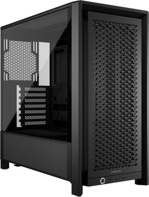 Corsair FRAME 4000D Tempered Glass Black Steel Modular ATX Mid-Tower Desktop Chassis Image