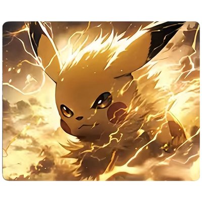 ANIMANGA Ultra-Thin Smooth Water-Resistant Mouse Pad (21cm × 26cm) - Pikachu Image