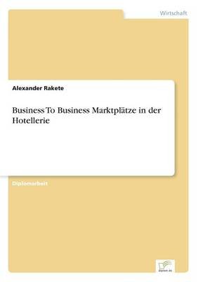 Business To Business Marktplatze in der Hotellerie Image