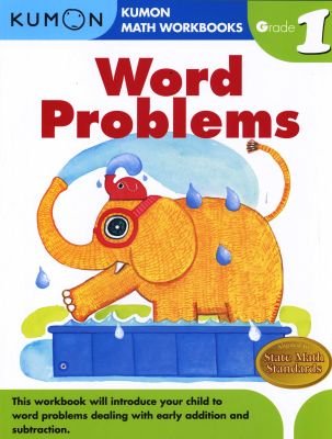 Word Problems Grade 1 Math Workbook Image