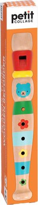 Petit Collage Playful Tunes Wooden Recorder Image