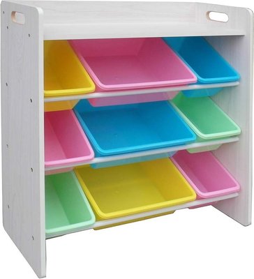 Greenbean World - Pastel Toy House Rack With Top Board Image