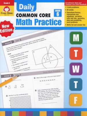 Daily Common Core Math Practice, Grade 6+ Teacher Edition (formerly Daily Math Practice) Image