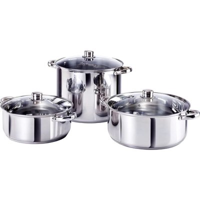 Salton Cookware Set (Stainless Steel) (6 Piece) Image