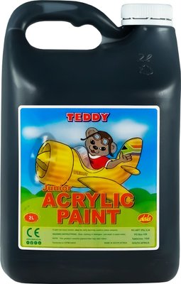 Teddy Junior Acrylic - 4 Black (2L) Image