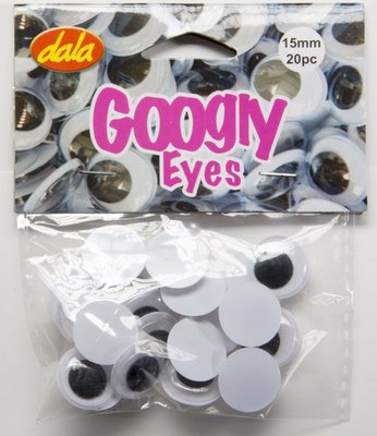 Dala Basic Googly Eyes (15mm)(20 Pack) Image