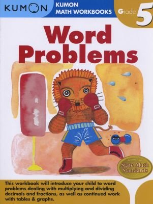 Word Problems Grade 5 Math Workbook Image